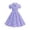 Purple_002, variant on Bmisegm Girls Dress Summer Casual Short Sleeve Print Collar Soft Playwear Toddlers Kids Polka Toddler Girl Dress
