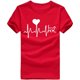 thumbnail image 3 of ICHUANYI Clearance Unisex T-shirt Printed Pattern Casual Fashion Soild Color Short Sleeve Tops(Red, S) ICHUANYI WER2023080813806, 3 of 7