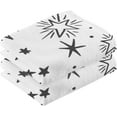 thumbnail image 2 of Dreamtimes Face Hand Towel Set Star Cotton Washcloths, Ultra Soft and Highly Absorbent,Decorative Fingertip Face Towel for Bathroom Hotel- Pack of 2, 2 of 7