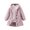 Pink, variant on Girls Fuzzy Button Cardigan Jacket Long Sleeve Winter Warm Thick Soft Casual Coat Kids Outerwear Fleec𝖾 Sweater Jacket Cozy Thermal Wear
