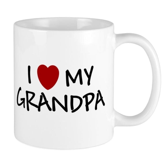 11oz mug I LOVE MY GRANDPA Printed Ceramic Coffee Tea Cup