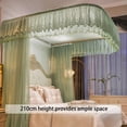 thumbnail image 3 of 4 Poster Bed Curtains Canopy for Bedroom,Embroidery Lace Mosquito Net with Metal Bracket For Bedroom Decoration, 3 of 7
