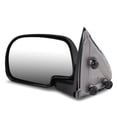 thumbnail image 2 of DNA Motoring MR-OEM-009-L For 1999 to 2007 Chevy / GMC Silverado / Sierra Black Manual Telescoping Tow Mirror (Left / Driver), 2 of 6