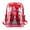 Red, variant on Bwomeauty Travel Backpack, Heavy Duty Clear Backpack With Large Laptop Compartment, Plastic Bookbags For School, Stadium,Security, Sporting, Womens Gifts, 13x6x17inch
