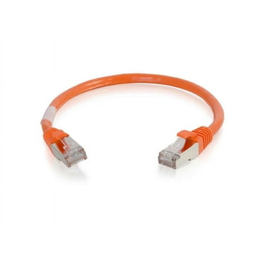 C2G-3ft Cat6 Snagless Shielded STP Network Patch Cable Orange 00878