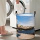 thumbnail image 5 of Fotbe Lighthouse Cesto de Ropa con Asas, Cesto Impermeable de Gran Capacidad, Bolsa de Lavado para Dormitorio, Cesto de Ropa con Ruedas y Asas-Small, 5 of 6