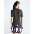 thumbnail image 3 of Free Assembly Women's and Women's Plus Embellished Cozy Yarn Sweater with Short Sleeves, Sizes XS-4X, 3 of 5