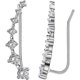 thumbnail image 1 of Pendientes de tuerca de escalador hipoalergénicos 7 cristales Joyas de cristal hipoalergénico de plata de ley 925 LingWen 9024715188526, 1 of 1
