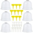 thumbnail image 1 of 6Pcs Plant Dome Bell Cover with 18 Ground Securing Pegs and 10 Plant Label, 1 of 5