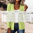 thumbnail image 2 of cocolona Womens Cardigan Sweater V Neck Long Sleeve Button Cozy Sweater Solid Color Casual LightWeight knit Cardigan, 2 of 5