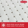 thumbnail image 6 of Rubbermaid INSTAMAT Tub Mat, Non-Slip Bath Mat Hangs on Showerhead for Fast Drying, BPA-Free TPE, 27.2" x 15.2", White, 6 of 9
