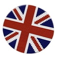 thumbnail image 1 of veasfak 10.63 Inch Latch Hook Rug DIY Needlework Sets Unfinished Crocheting Yarn Mat The Union Jack, 1 of 9