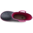 thumbnail image 2 of Kushyshoo Rubber Kids Rain Boots Navy Unicorn Rain Boots for Big Girls Sizes 3, 2 of 5