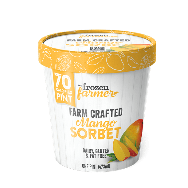 THE FROZEN FARMER MANGO SORBET 16OZ