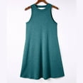 thumbnail image 4 of Jusqu'à 65 % de Réduction! Robes de Mode d'Été pour Femmes 2024 Grande Taille Printemps et Col Suspendu Jupe Grand Dos Robe Sans Manches Col Rond, 4 of 9