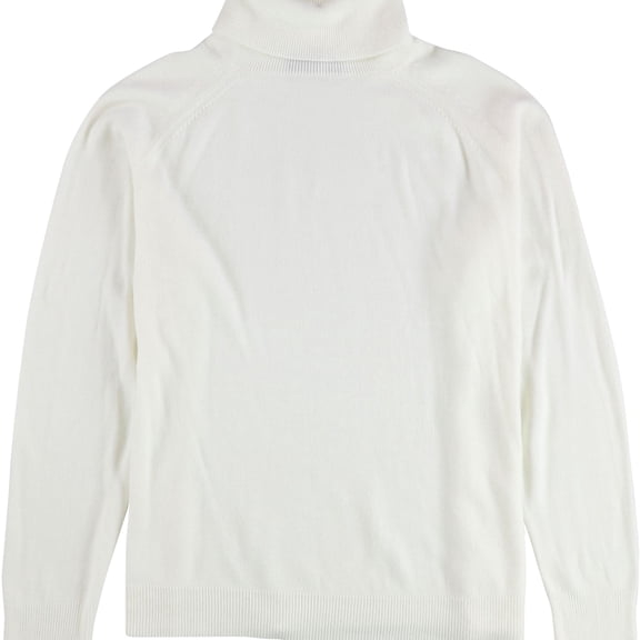 Karen Scott Womens Solid Pullover Sweater, Off-White, Plus Size, 0X