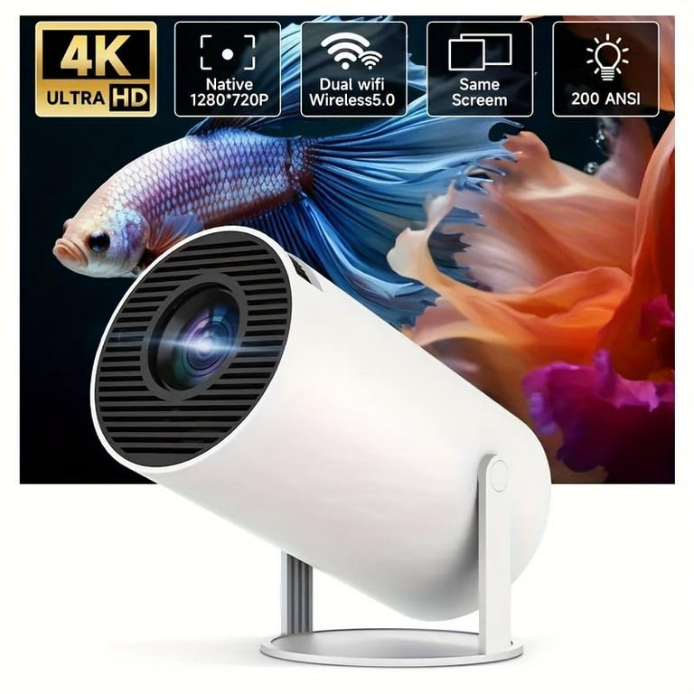 HY300 ミニプロジェクター HD 720P WiFi LED mj-1546 Amazon.com: HY300 Pro Mini Projector Support 4K1080P Dual