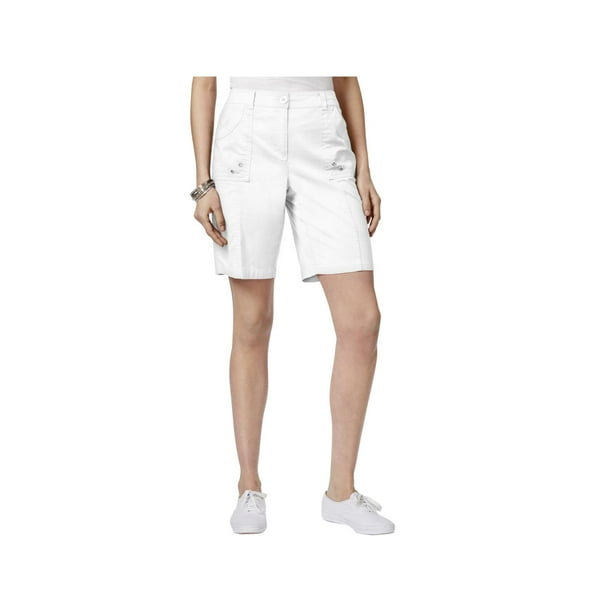 Karen Scott Karen Scott Womens Comfort Waist Seamed Bermuda Shorts