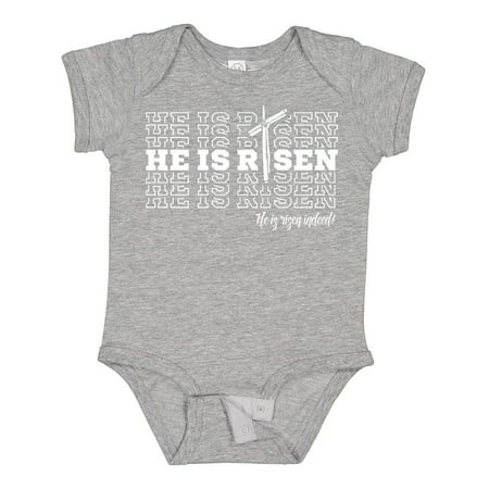 

Inktastic He is Risen Mirror Words Gift Baby Boy or Baby Girl Bodysuit