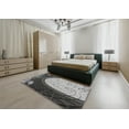 thumbnail image 5 of Ahgly Company Machine Washable Indoor Rectangle Transitional Silver Gray Area Rugs, 2' x 3', 5 of 7