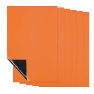 Uxcell Magnetic Dry Erase Board Sheet for Fridge - Kitchen Organizer and Planner Orange