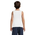 thumbnail image 5 of Wonder Nation Toddler Boys White Tank Top Undershirt, 6-Pack, Sizes 2T-5T, 5 of 6
