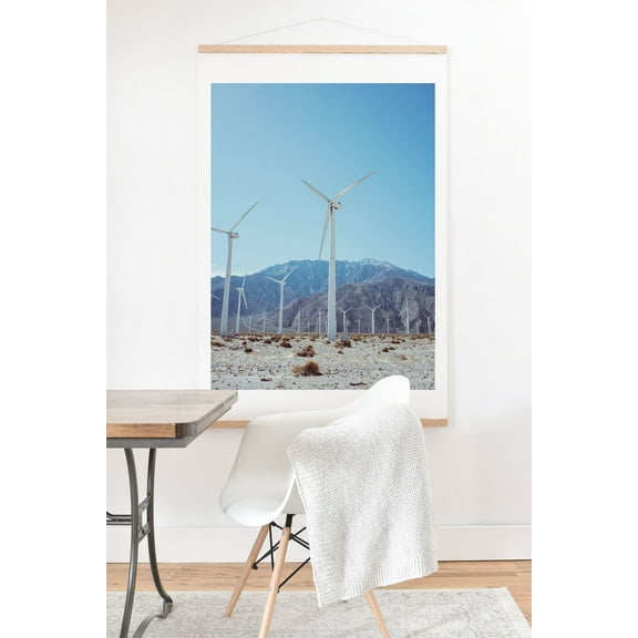 Society6 Bethany Young Photography Palm Sprngs Windmills IV Art Print & Hanger 11" x 14"