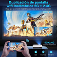 thumbnail image 3 of Proyector Wifi Bt Android 10 Portátil Con Pantalla 1080p 4k Blanco, 3 of 5