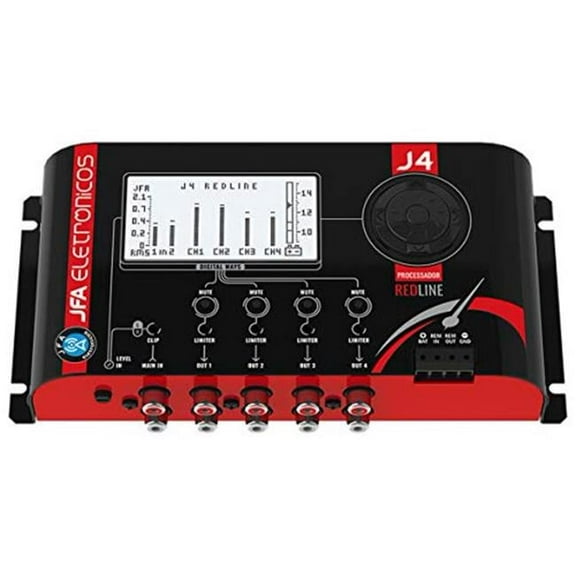 Digital Crossover Audio Processor - 4 Way J4 Pro Equalizer