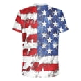 thumbnail image 6 of UVEASISHA Patriotic Shirts for Men Fourth of July Short Sleeve Crewneck Tees USA 250th Anniversary Shirt Mens T-Shirts American Flag Graphic Tee Sky Blue L, 6 of 6