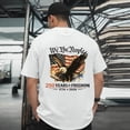 thumbnail image 2 of Ramiter 250 Anniversary USA Shirt Men USA 250th Anniversary Shirt Patriotic American Flag Eagle Tops 1776-2026 Tshirt(White,2XL), 2 of 6