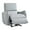Blue Gray, variant on HSUNNS Wall Hugger Recliner Chair, Infinite Position Power Recliner Chair with USB Port and Ergonomic Armrest, Small Single Sofa for Bedroom, Sturdy Metal Frame, Easy to Assemble, Light Gray