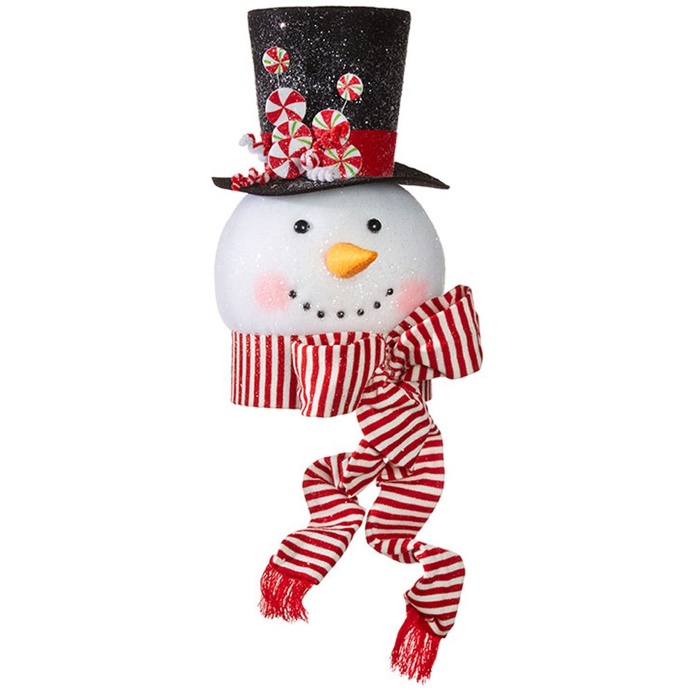 Raz Imports Kringle Candy Co. 14.5" Snowman Tree Topper