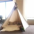 thumbnail image 1 of Carpa tipo tipi RONGFA para adultos y niños, blanca, 1 of 5