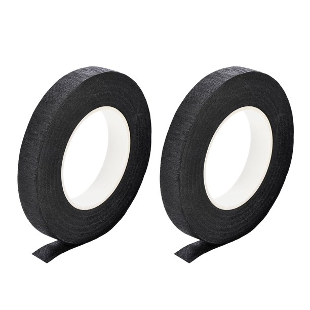 2 Rollos 1/2-Pulgadas Ancho 30 Yardas Negro Floral Cinta Flor Adhesivas Floral Arreglos Kits