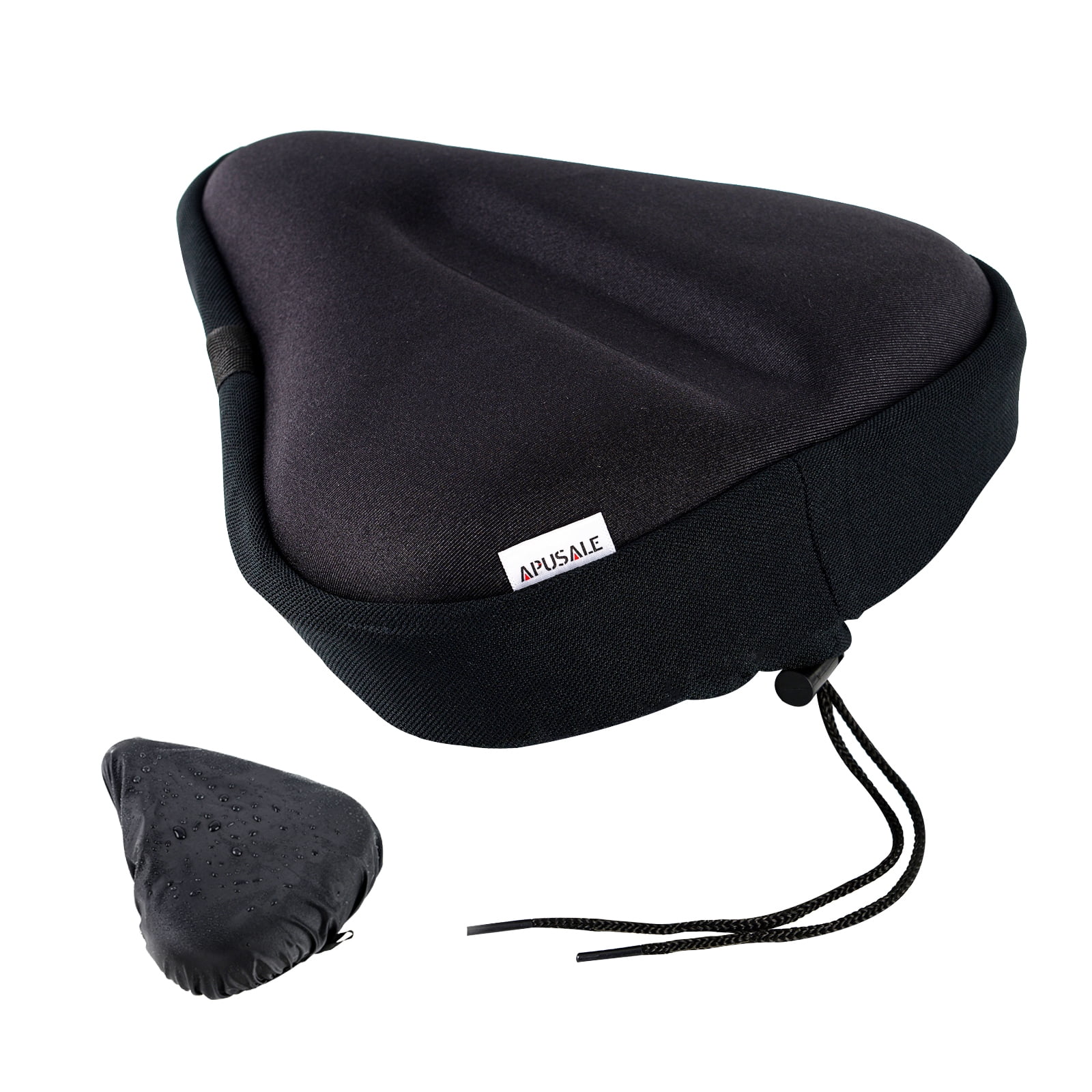 Bike Seat Cushion Apusale Gel Padded Bicycle Saddle Cover for Women Men, Outdoor Indoor Narrow