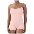 thumbnail image 1 of Women Solid Lace Splice Jumpsuit Nylon Spandex for Spring Summer and Autumn, 1 of 3