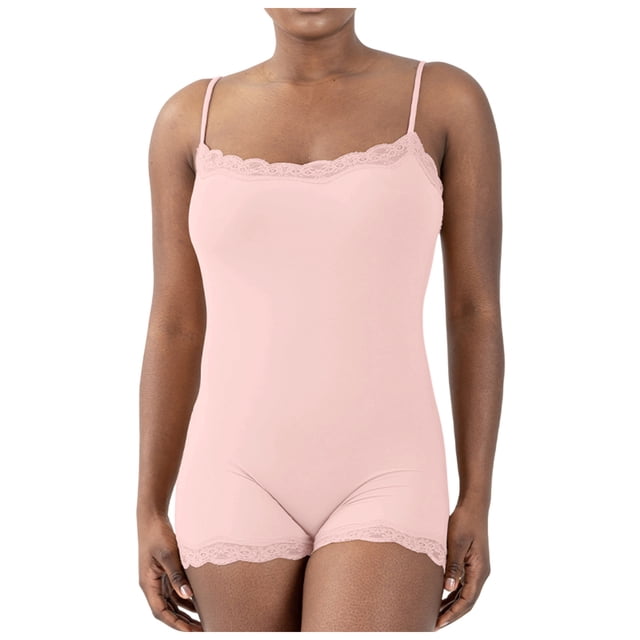 Combinaison en Dentelle Unie pour Femmes Nylon Spandex pour Printemps Été et Automne