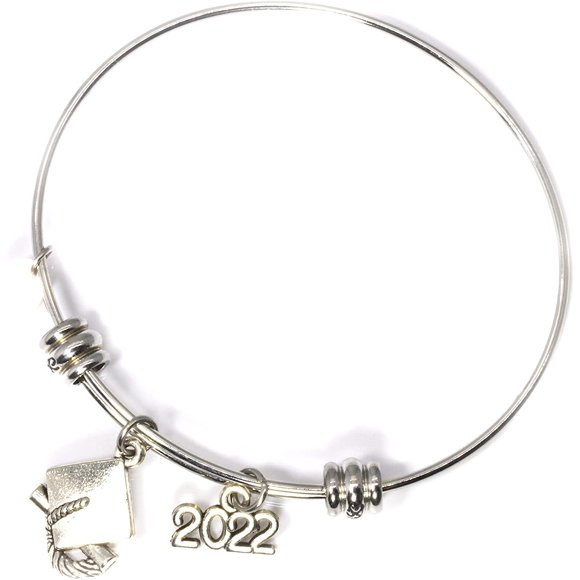 2022 Graduation Bangle (Silver)