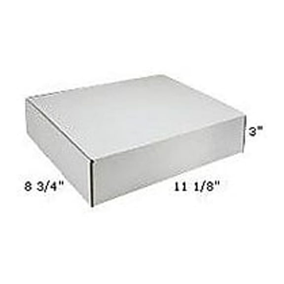 Box Partners Literature Mailers 11-1/8" x 8-3/4" x 3" White 50/Bundle M1183
