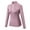 Pink, variant on Women Zipper Long Sleeve Sports Tops Fitness Yoga Training Quick-Drying Clothes