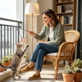 thumbnail image 5 of Cififendec Cat Wand Feather Refill Head, Bell Decor Teaser Heads without Pole for Interactive Kitten Playing, Indoor Cat Exercise Entertainment Accessory Use, 5 of 5