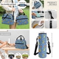 thumbnail image 5 of Jeiento Dinosaur School Backpack Set for Boys 4Pcs Kids Backpacks with Lunch Box Pencil Case and Water Bottle Holder Playing Football Bookbag Sets for Elementary School Bags Daypack Blue, 5 of 7