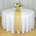 thumbnail image 6 of Efavormart 10"x108" Shiny Gold Crystal Rhinestone DIY Table Runner, Diamond Mesh Ribbon Bling Roll, 6 of 11