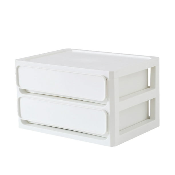 Cajón de almacenamiento Jadeshay Caja de escritorio de Plástico apilable