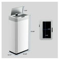 thumbnail image 2 of 21.1 Gallon Touchless Trash Can, 80L Stainless Steel Sensor Bin, Automatic Garbage Can with Soft Close Lid & Bag Holder for Kitchen, Office, RV, 2 of 9