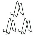 thumbnail image 1 of Miangastore Stable Bottom Design Stand Metal 3Pcs 6.1x3.9in, 1 of 8