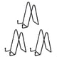 thumbnail image 1 of KAKOWELY 3 soportes para platos, soporte para libros, soporte para marcos de fotos, soporte para exhibiciones de ilustraciones y fotos., 1 of 5