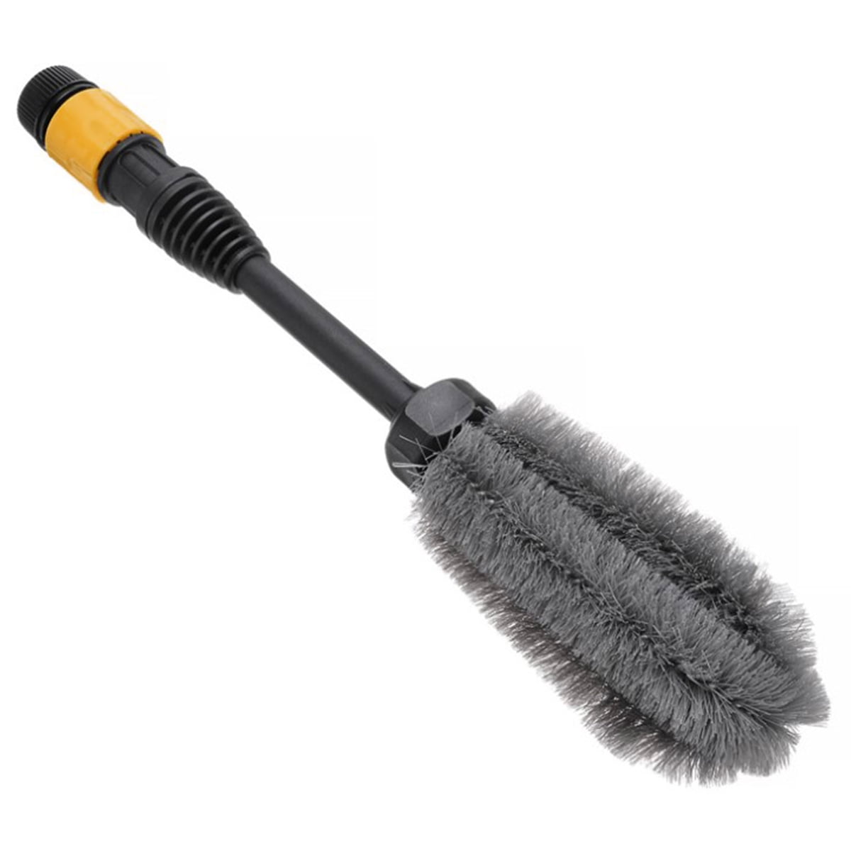 Car Wash Brush Connect High Pressure Water Tube Wheel Scrubber 360°  Cleaning Wheel Washing Tool with Comfortable Handle for Car