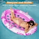 thumbnail image 4 of Tumbona inflable para bronceado en forma de flotador para piscina Sloosh, ovalada, 4 of 7